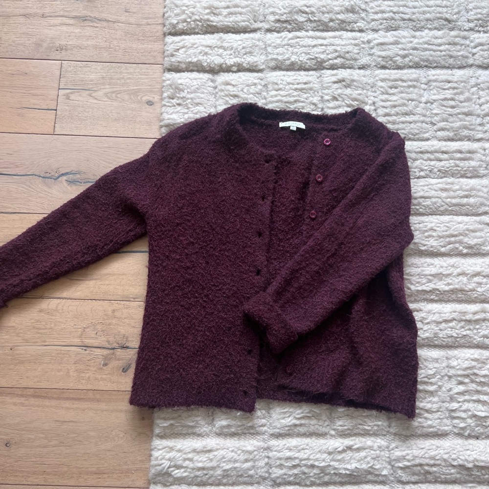 Z Supply Deep Burgundy Cardigan